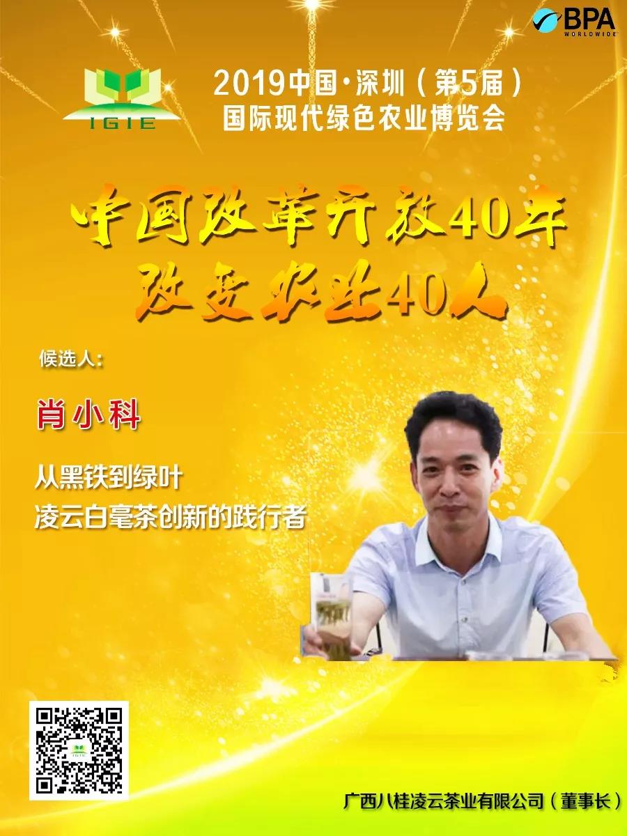 【改變農(nóng)業(yè)40人】從黑鐵到綠葉，凌云白毫茶創(chuàng)新的踐行者！