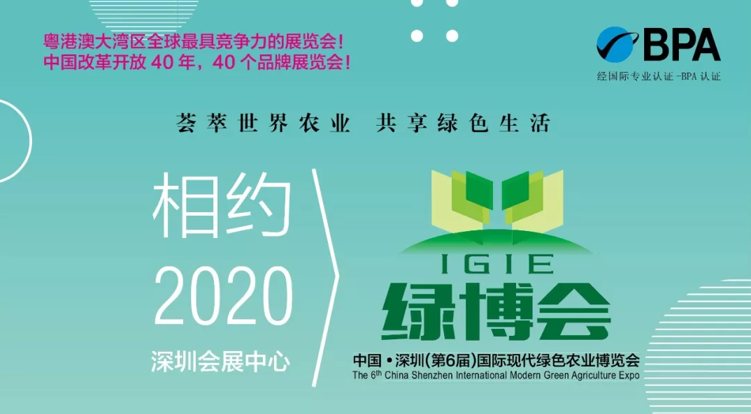 【重磅推出】2019第五屆深圳綠博會現(xiàn)場紀實片隆重首播！